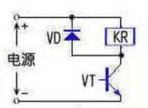 繼電器并聯(lián)快恢復(fù)快恢復(fù)二極管電路圖