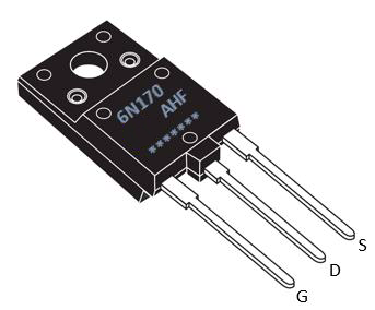 N溝道增強(qiáng)型6A/1700V高壓MOSFET