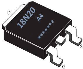 N溝道增強(qiáng)型18A/200V MOSFET