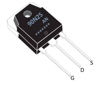 N溝道增強(qiáng)型90A/250V MOSFET